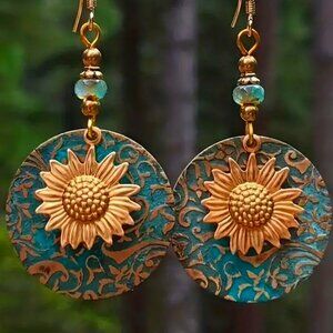 🌺 🌺 🌺 Sunflower Earrings
